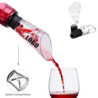 Spiral Wine Decanter Aerator Pourer