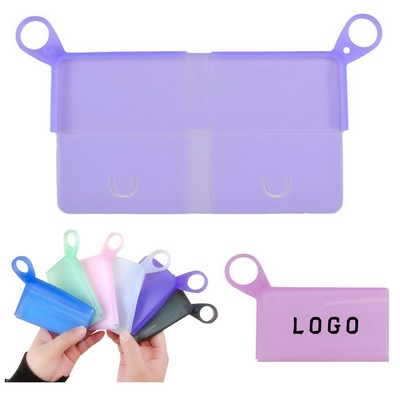 Foldable Silicone Face Mask Holder Storage Case