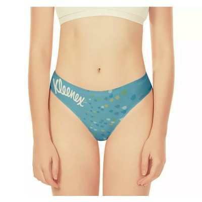 Women's All Over Print Thongs w/Full Color Printing