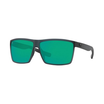 Costa® Del Mar Rincon Polarized Sunglasses w/Matte Smoke Crystal Gray Frames & Green Mirror Lenses