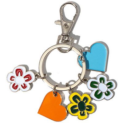 Diestruck 5-Charm Keychain