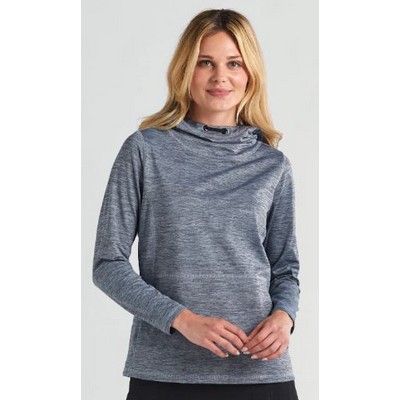 Bermuda Sands® Women's "Carole" Striated Heather Pullover Hoodie