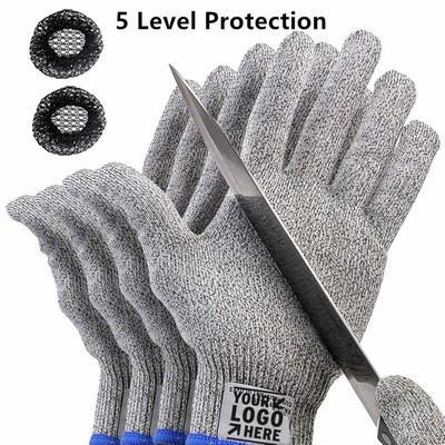 Level 5 Protection Cut Resistant Gloves For Hand Protection in Kitchen