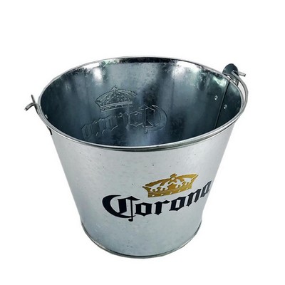 Galvanized Metal Bucket for Beer/Ice/Wine/Etc.