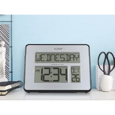 La Crosse® Technology Atomic Digital Wall Clock (Gray)