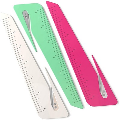 Desk Ruler & Letter Opener Combo