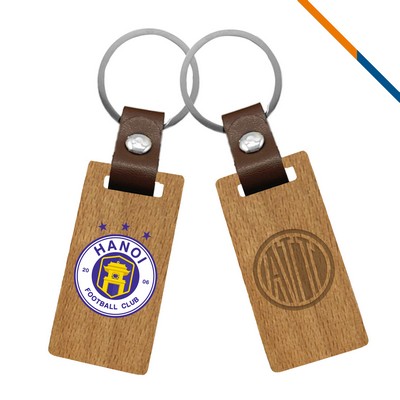 Brenna Wooden Keychain