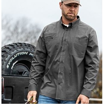 Dri Duck® Adult Craftsman Long Sleeve Shirt