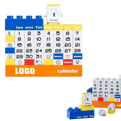 Blocks Calendar w/Month Display