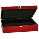 12.25" x 8.25" x 3.5" Rosewood Piano Finish Gift Box