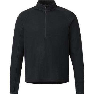 Men's CRANE Performance Knit Half Zip with Thumb Holes