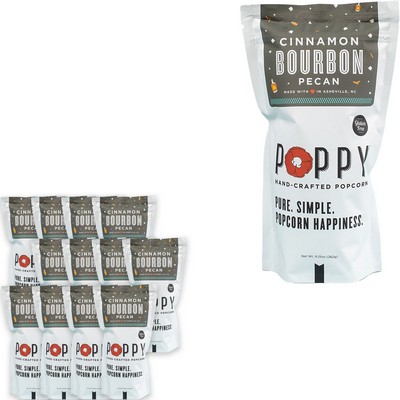 Poppy Handcrafted Popcorn Cinnamon Bourbon Pecan: Market Bag