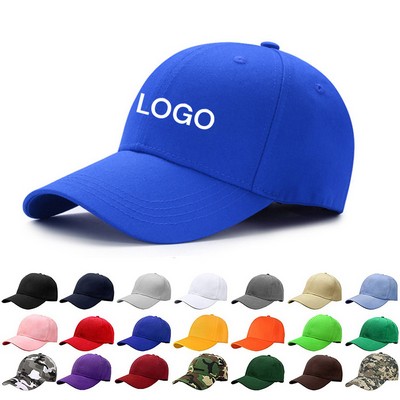 6 Panel Cotton Baseball Cap