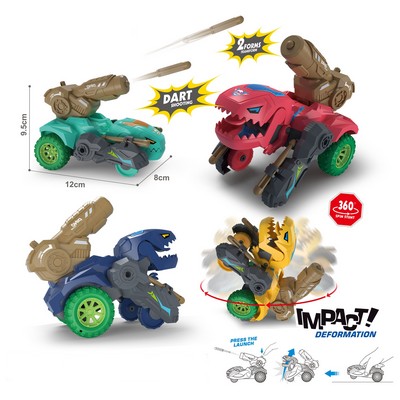 Inertial Deform Dinosaur Shooting Car