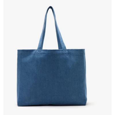 Denim Shoulder Tote Bag