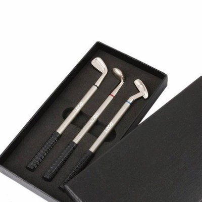 Golf Club Putter Ballpoint Pen Gift Set