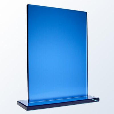 Jade Glass Blue Honorary Square