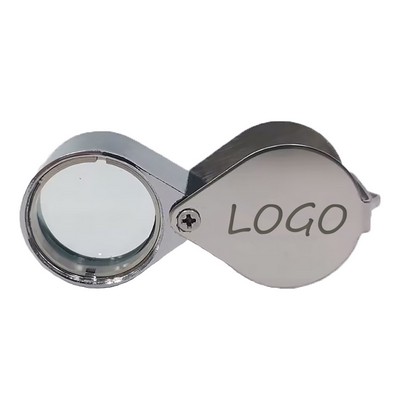 30X Metal Folding Jewelers Eye Loupe