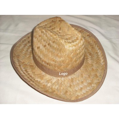 Men's Straw Cowboy Outback Hat