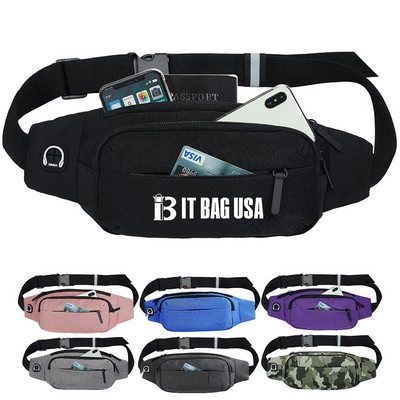 Large Crossbody Fanny Pack for Women Men Belt Bag