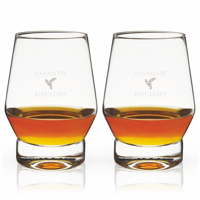 Heavy Base Crystal Whiskey Glasses by Viski®