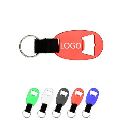 Metal Key Tag With Bottle Opener