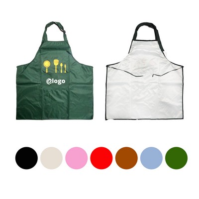 Adjustable Neck Strap Kitchen Cleaning Apron