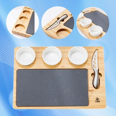 Deluxe 6-Piece Cheese Board Ensemble