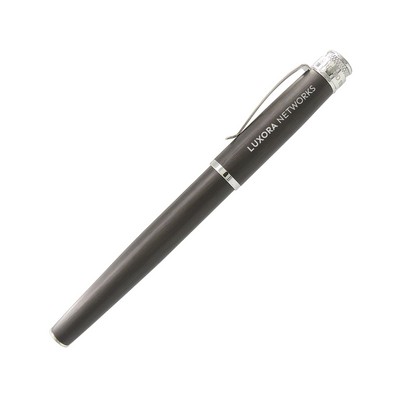 Tornado Platinum Executive - Black Nickel Fountain Pen - 1.1 Nib