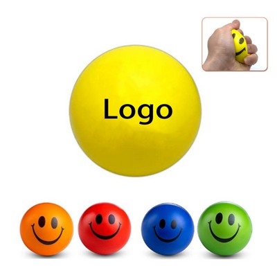 2.5" Pu Smile Stress Ball