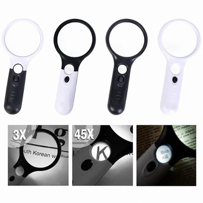 LED Light Handheld Acrylic Magnifier