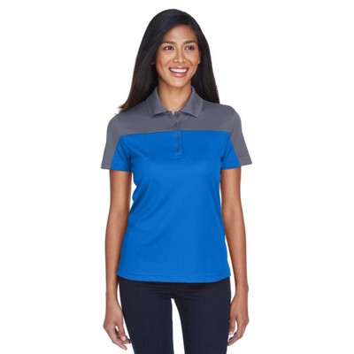 CORE365 Ladies' Balance Colorblock Performance Piqué Polo