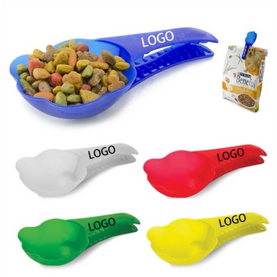 Dog Food Scoop N Clip