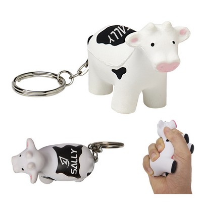 Milk Cow Stress Reliever Key Chain