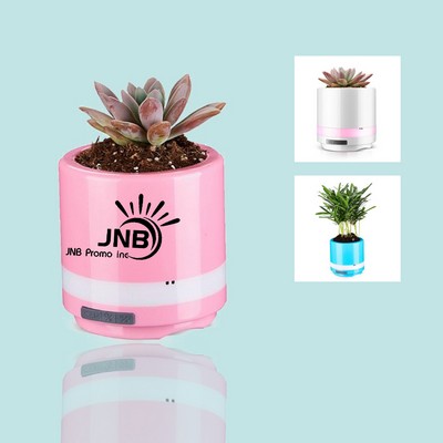 Wireless Speaker in the shape of a Flower Pot