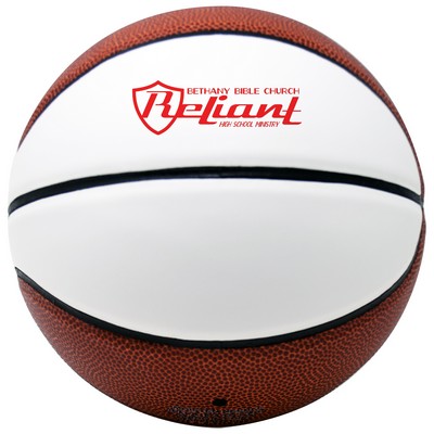 Autograph Basketball with Two White Panels