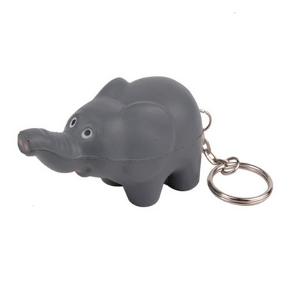 Foam Gray Baby Elephant Shaped Stress Ball