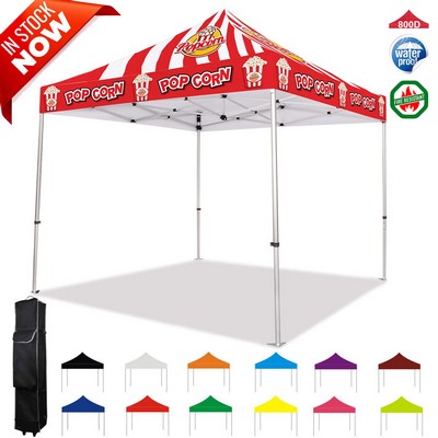 10ftx10ft Custom Printed Pop Up Tent