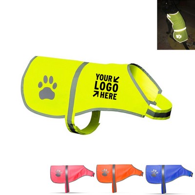 210D Polyester Reflective Dog Safety Vest