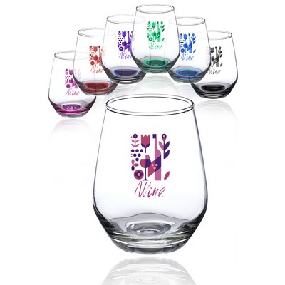 Silicia Stemless Wine Glasses - 12 oz