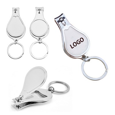 3 In 1 Nail Clipper With Keyring And Bottle Opener