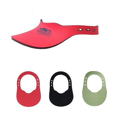 Neoprene Sports Sun Visor Cap