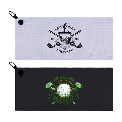 Magnetic Waffle Golf Towel