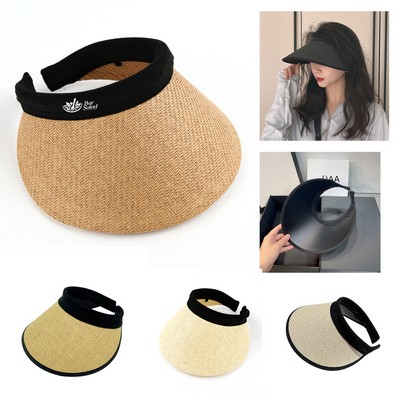 Women Straw Sun Visor