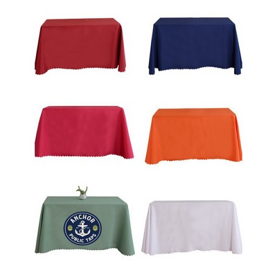 Solid Color Long Table Tablecloth