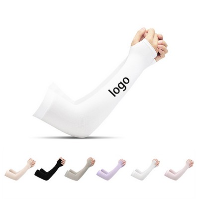 Unisex Sports UV Protection Anti-Slip Ice Silk Arm Sleeves