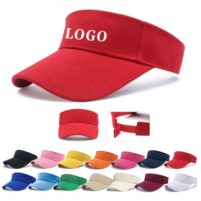 Cotton Twill Sun Visor