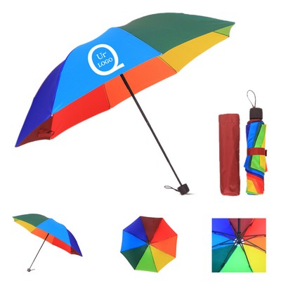 Rainbow Folding Umbrella