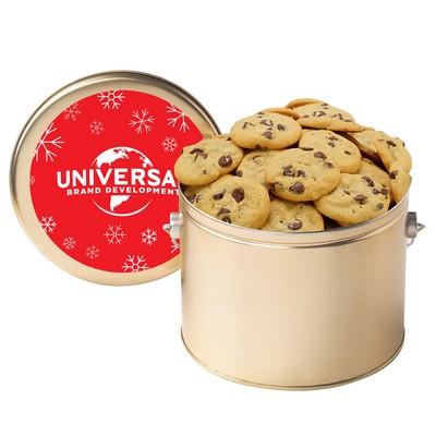 Half Gallon Cookie Tin with 2" Cookies