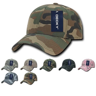 Decky Structured Camo Baseball Hat